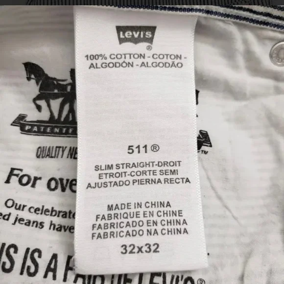 LEVIS STRIPED DENIM - Picture 5 of 9